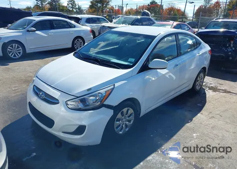 2017 Hyundai Accent Se z USA, uszkodzony, nr VIN KMHCT4AE7HU273250